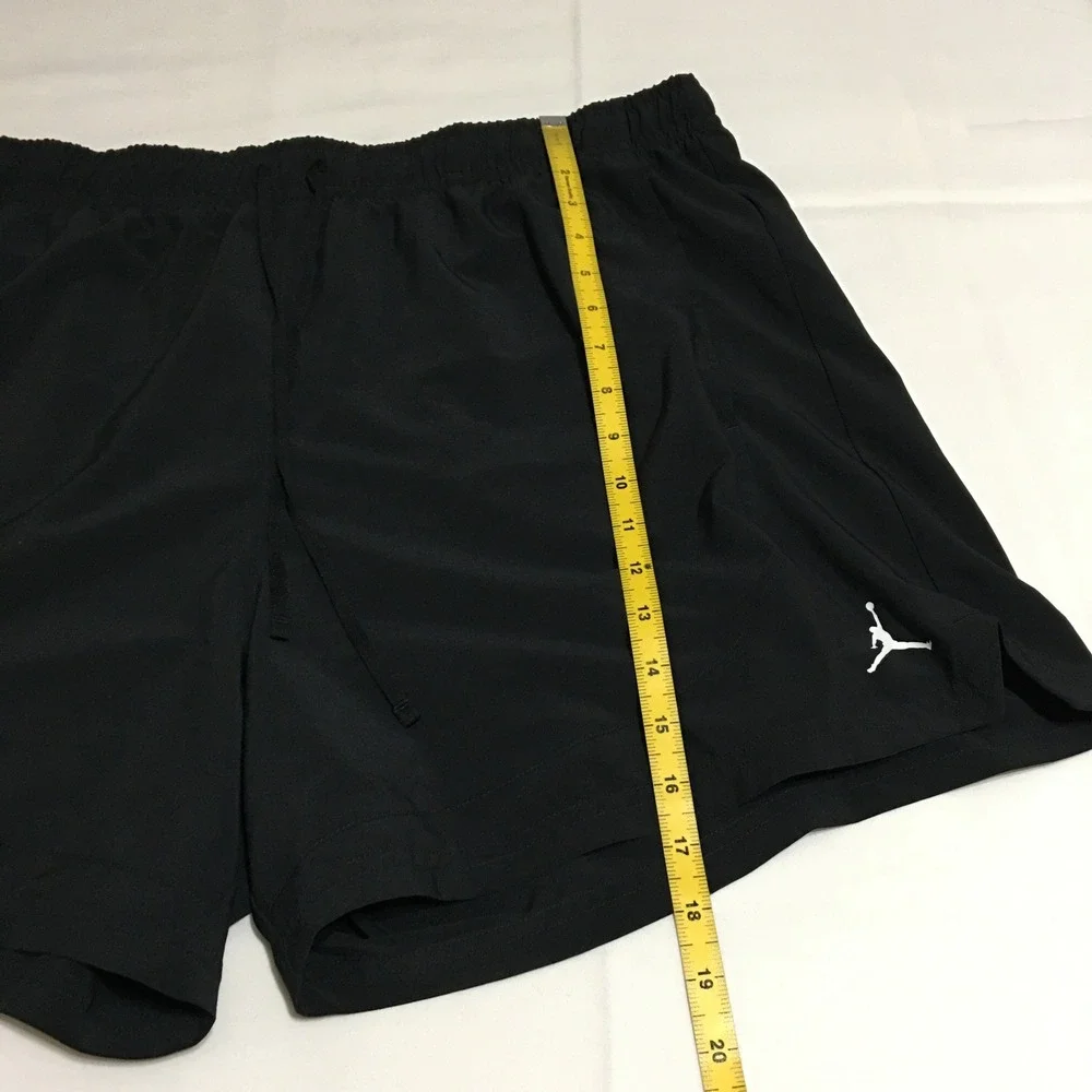 Jordan Dri-FIT Sport Mens Woven Shorts 2XL Black Jumpman Logo Athletic Gym
